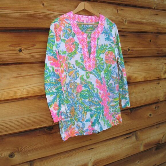 NWOT Lilly Pulitzer Amelia  Island Tunic “Casa Marina” Top S - Picture 3 of 9